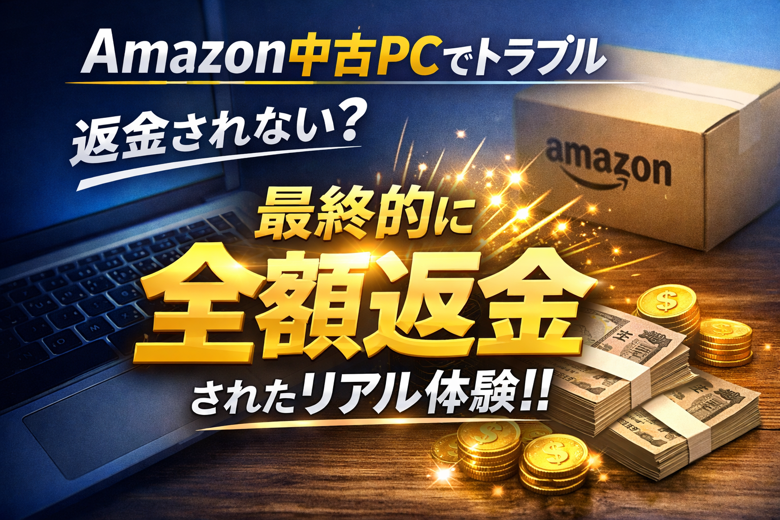 Amazon 中古パソコン 返金